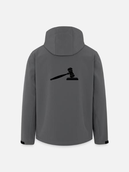 Dish hammer logo - Men’s Recycled Softshell Jacket by Stanley/Stella - anthracite