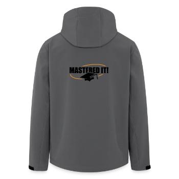 Master 2026 Graduation Graduation - Men’s Recycled Softshell Jacket by Stanley/Stella - anthracite - Back - AI Model Male 185 light (185cm)