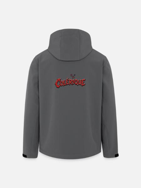 Colérique  - Veste softshell homme en polyester recyclé Stanley/Stella - charbon