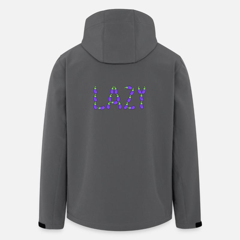 Eggplant lazy - Men’s Recycled Softshell Jacket by Stanley/Stella - anthracite