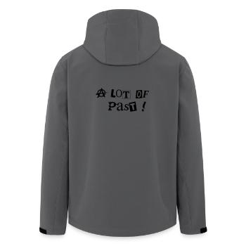 Punk Lots Of Past - Recycelte Männer Softshell-Jacke von Stanley/Stella - Anthrazit - Hinten - AI Model Male 185 light (185cm)