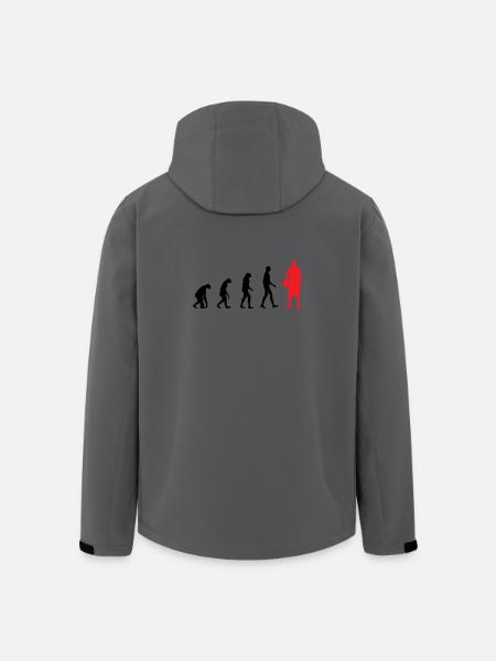 Basket Ball Evolution / Basketball  - Veste softshell homme en polyester recyclé Stanley/Stella - charbon
