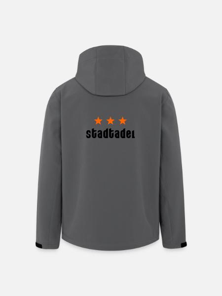 Stadtadel mit Sternen - Recycelte Männer Softshell-Jacke von Stanley/Stella - Anthrazit