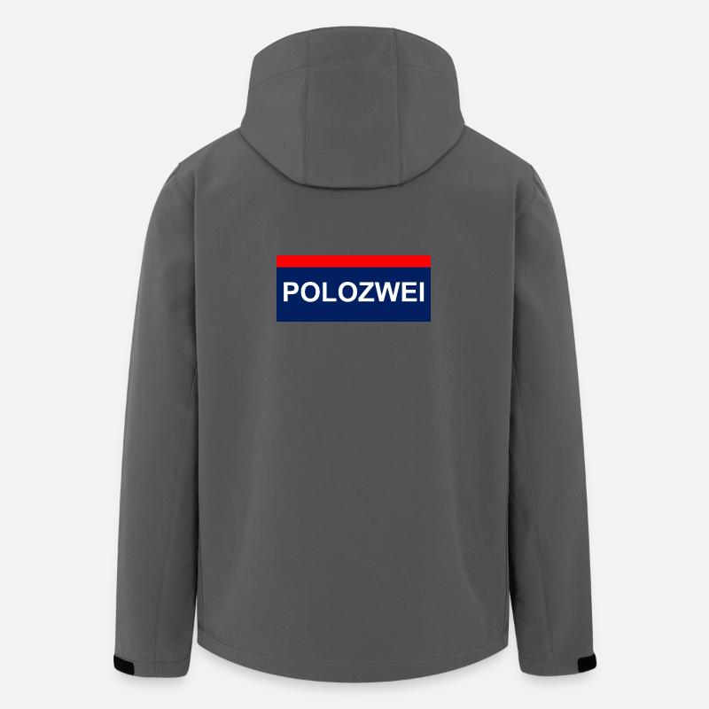PoloZwei auto wagen Oldtimer oida - Recycelte Männer Softshell-Jacke von Stanley/Stella - Anthrazit