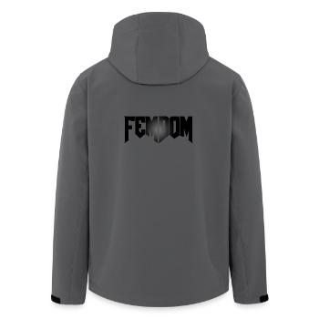 Femdoom - Veste softshell homme en polyester recyclé Stanley/Stella - charbon - Dos - AI Model Male 185 light (185cm)