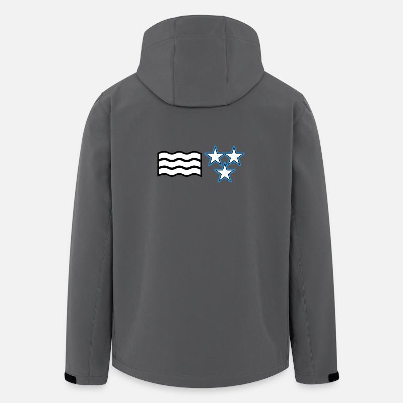 Flagge Aargau - Recycelte Männer Softshell-Jacke von Stanley/Stella - Anthrazit