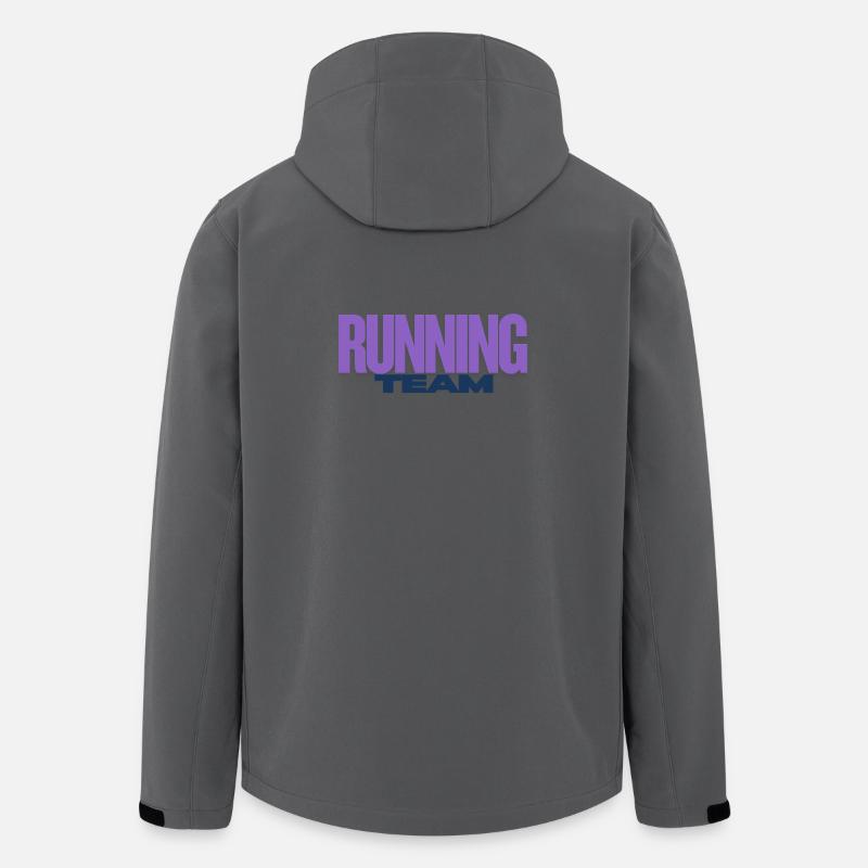 Running Team - Men’s Recycled Softshell Jacket by Stanley/Stella - anthracite