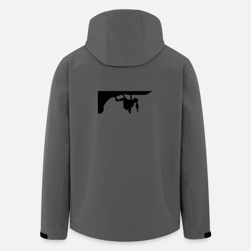 Climberin - Recycelte Männer Softshell-Jacke von Stanley/Stella - Anthrazit