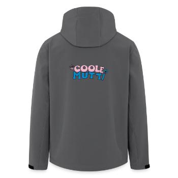 Coole Mutti - Recycelte Männer Softshell-Jacke von Stanley/Stella - Anthrazit - Hinten - AI Model Male 185 light (185cm)