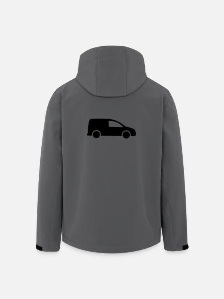 Van logo Delivery - Men’s Recycled Softshell Jacket by Stanley/Stella - anthracite