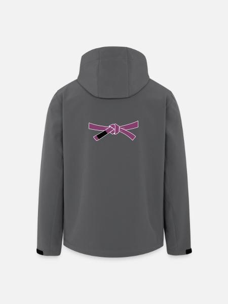 Ceinture violette - Ceinture violette - Veste softshell homme en polyester recyclé Stanley/Stella - charbon