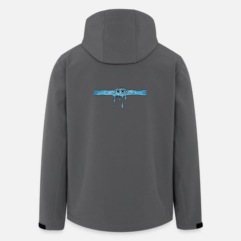wasser meer - Recycelte Männer Softshell-Jacke von Stanley/Stella - Anthrazit