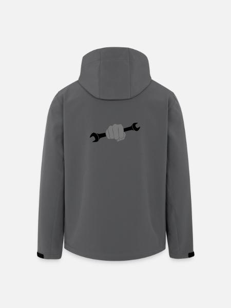 Fist wrench - Men’s Recycled Softshell Jacket by Stanley/Stella - anthracite