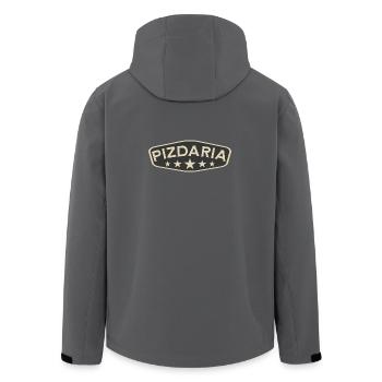 Pizdaria - Recycelte Männer Softshell-Jacke von Stanley/Stella - Anthrazit - Hinten - AI Model Male 185 light (185cm)