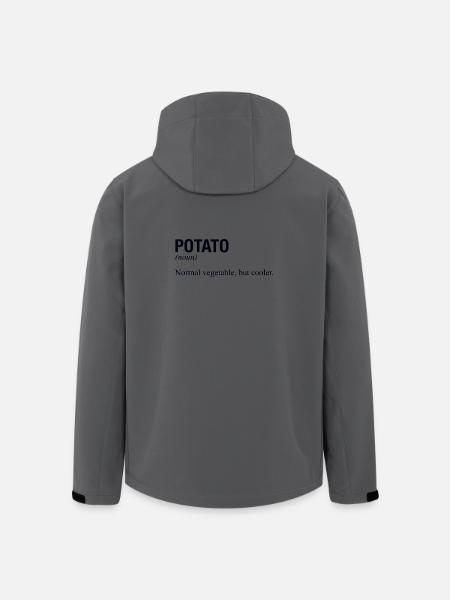 POTATO Kartoffel - Men’s Recycled Softshell Jacket by Stanley/Stella - anthracite