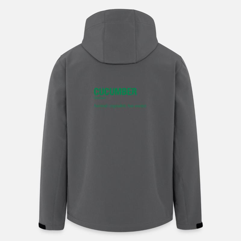 CUCUMBER - Recycelte Männer Softshell-Jacke von Stanley/Stella - Anthrazit