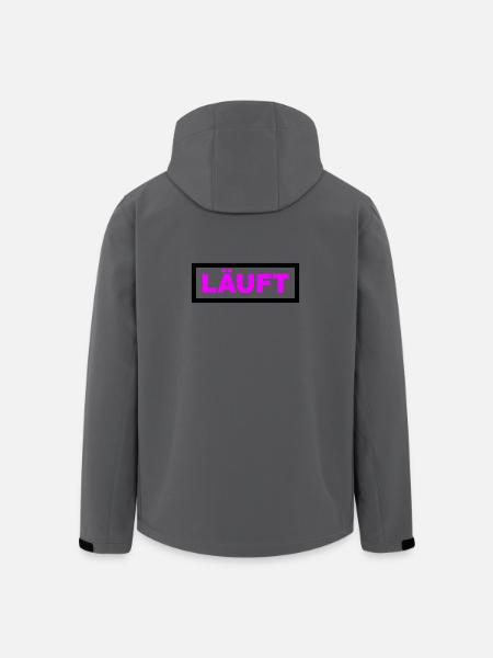 Läuft - Recycelte Männer Softshell-Jacke von Stanley/Stella - Anthrazit