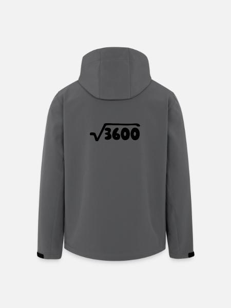 60th Birthday - Anniversary - Men’s Recycled Softshell Jacket by Stanley/Stella - anthracite