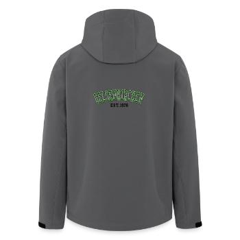 Gelsenkirchen Est. 1976 - Men’s Recycled Softshell Jacket by Stanley/Stella - anthracite - Back - AI Model Male 185 light (185cm)
