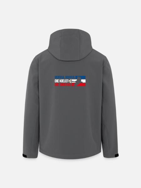Kiel Fußball - Recycelte Männer Softshell-Jacke von Stanley/Stella - Anthrazit