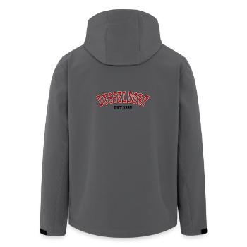 Düsseldorf Fondée en 1995 - Veste softshell homme en polyester recyclé Stanley/Stella - charbon - Dos - AI Model Male 185 light (185cm)