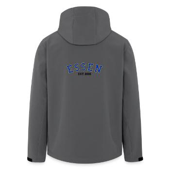 Essen Est. 2006 - Men’s Recycled Softshell Jacket by Stanley/Stella - anthracite - Back - AI Model Male 185 light (185cm)