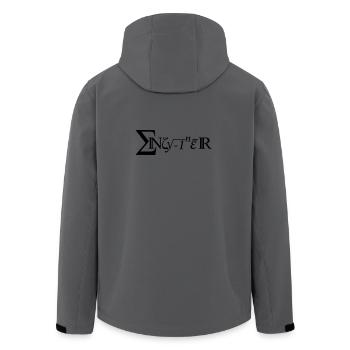 Engineer - Men’s Recycled Softshell Jacket by Stanley/Stella - anthracite - Back - AI Model Male 185 light (185cm)