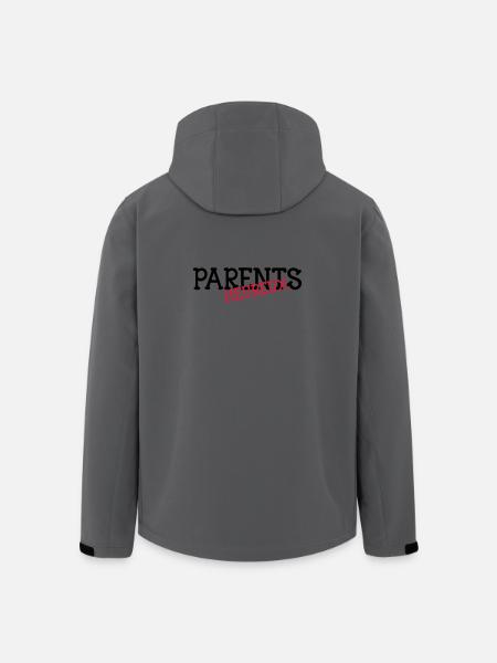 Parents heureux ! - Veste softshell homme en polyester recyclé Stanley/Stella - charbon