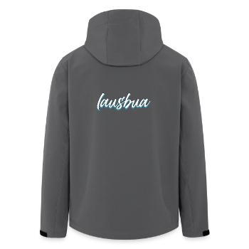 Lausbua - Recycelte Männer Softshell-Jacke von Stanley/Stella - Anthrazit - Hinten - AI Model Male 185 light (185cm)