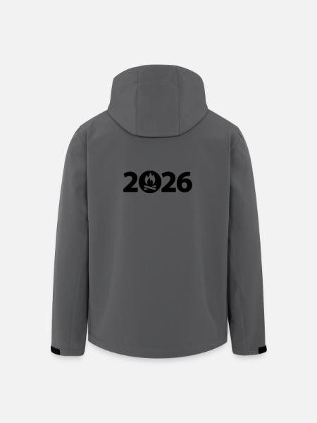 Campfire 2026, Camping 2026 - Men’s Recycled Softshell Jacket by Stanley/Stella - anthracite