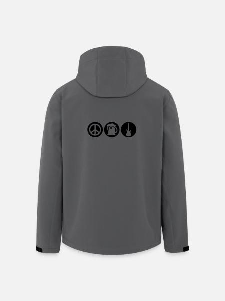 Konzert - Recycelte Männer Softshell-Jacke von Stanley/Stella - Anthrazit