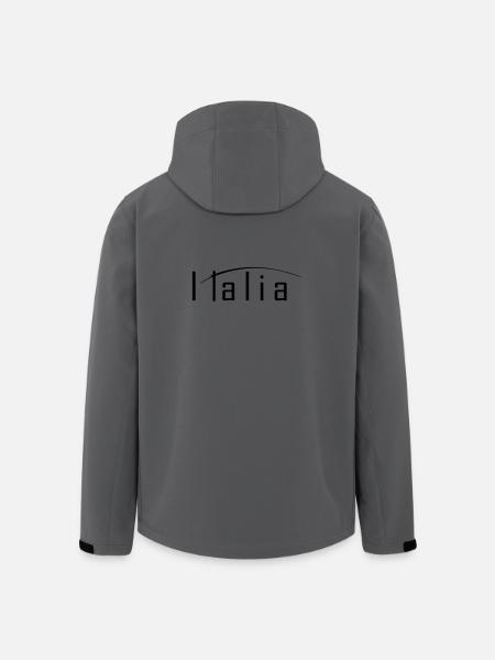 Italia - Veste softshell homme en polyester recyclé Stanley/Stella - charbon