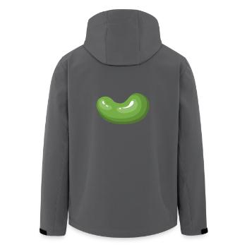kidney beans bohnen veggie gemuese vegetables18 - Recycelte Männer Softshell-Jacke von Stanley/Stella - Anthrazit - Hinten - AI Model Male 185 light (185cm)