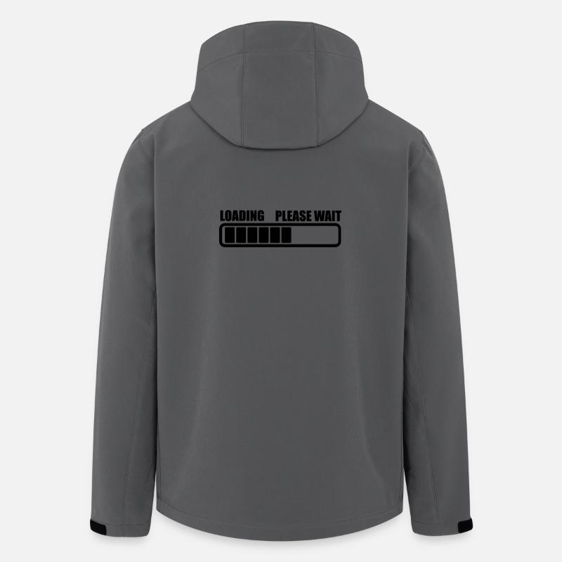 Charging wait a while - Men’s Recycled Softshell Jacket by Stanley/Stella - anthracite