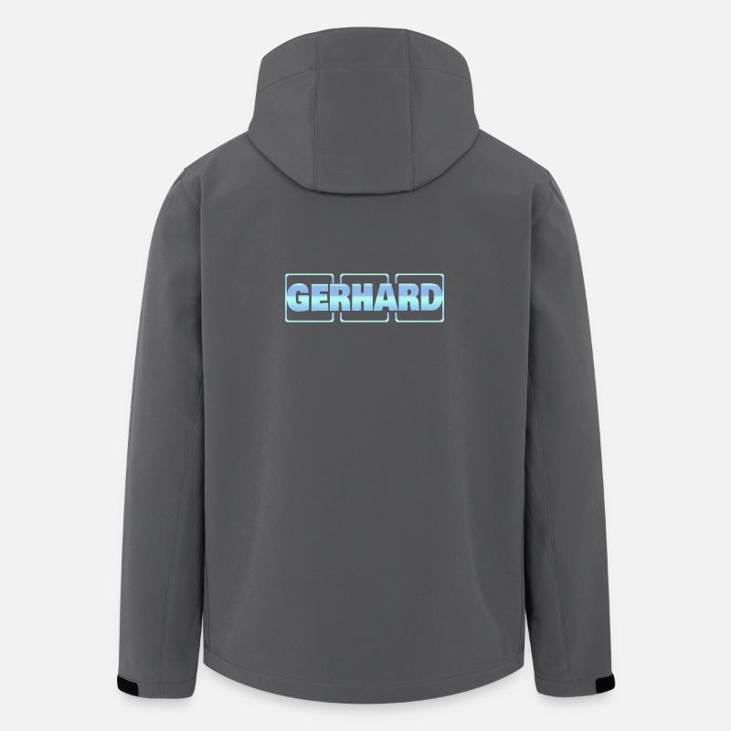 Gerhard - Recycelte Männer Softshell-Jacke von Stanley/Stella - Anthrazit