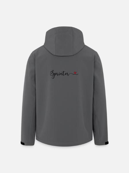 Sprinter - Recycelte Männer Softshell-Jacke von Stanley/Stella - Anthrazit