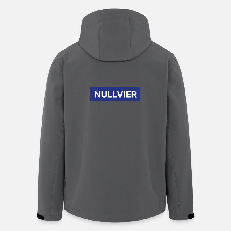 Nullvier Boxlogo - Recycelte Männer Softshell-Jacke von Stanley/Stella - Anthrazit