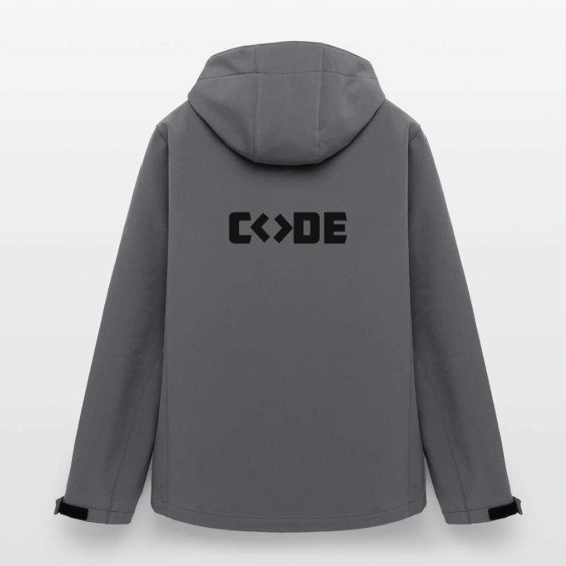 Programmer Code Men’s Recycled Softshell Jacket Discoverer by Stanley/Stella