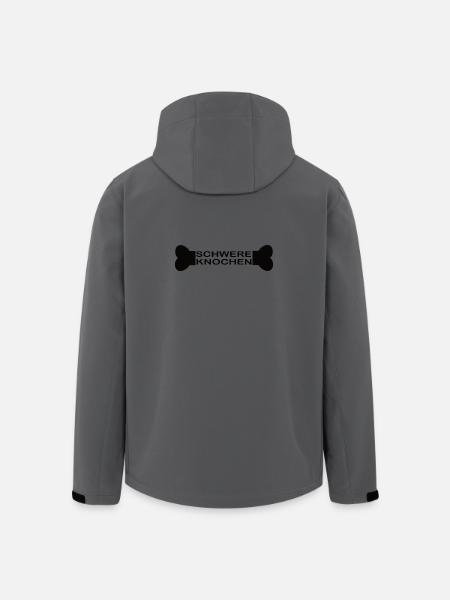 Schwere Knochen schwarz - Recycelte Männer Softshell-Jacke von Stanley/Stella - Anthrazit