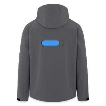 Jauge Petite bleu (chargement) - Veste softshell homme en polyester recyclé Stanley/Stella - charbon - Dos - AI Model Male 185 light (185cm)