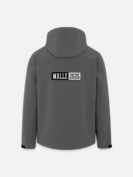 Malle 2026 - Veste softshell homme en polyester recyclé Stanley/Stella - charbon