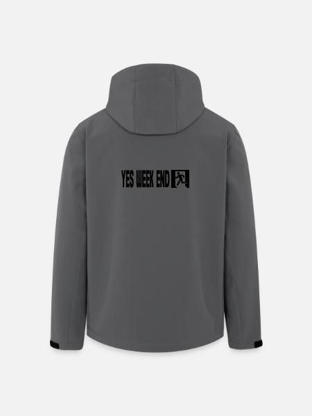 Yes Week End - Emergency - Men’s Recycled Softshell Jacket by Stanley/Stella - anthracite