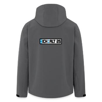 Geburtstag 25 Jahre - Recycelte Männer Softshell-Jacke von Stanley/Stella - Anthrazit - Hinten - AI Model Male 185 light (185cm)