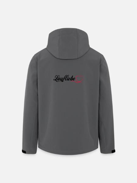 Laufliebe - Recycelte Männer Softshell-Jacke von Stanley/Stella - Anthrazit