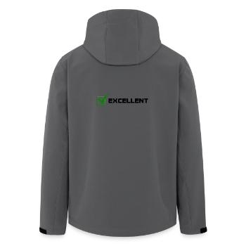 Excellente - Veste softshell homme en polyester recyclé Stanley/Stella - charbon - Dos - AI Model Male 185 light (185cm)