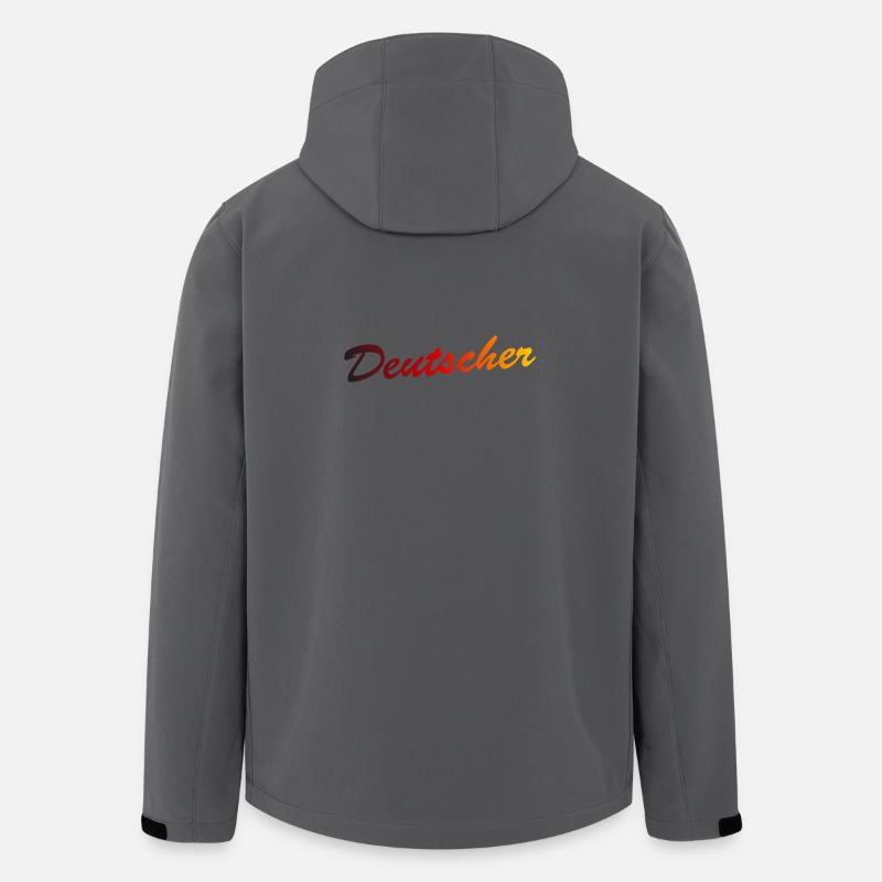 Deutscher - Recycelte Männer Softshell-Jacke Discoverer von Stanley/Stella - Anthrazit