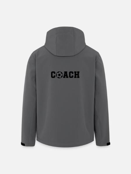 Football Coash - Men’s Recycled Softshell Jacket by Stanley/Stella - anthracite