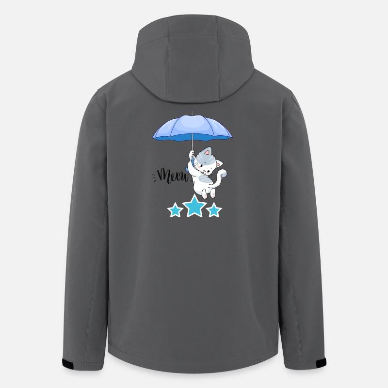 Meow - Recycelte Männer Softshell-Jacke von Stanley/Stella - Anthrazit