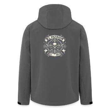 El Patron Schädel mit Flügeln  - Recycelte Männer Softshell-Jacke von Stanley/Stella - Anthrazit - Hinten - AI Model Male 185 light (185cm)