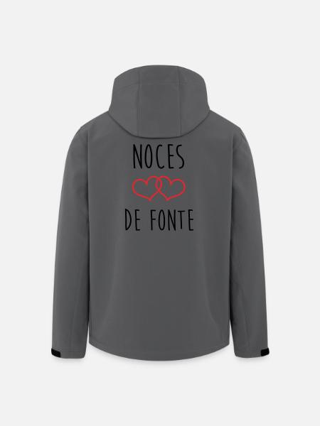 Fonte wedding 73 years of marriage - Men’s Recycled Softshell Jacket by Stanley/Stella - anthracite